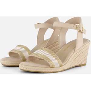 Tamaris Espadrilles beige Textiel