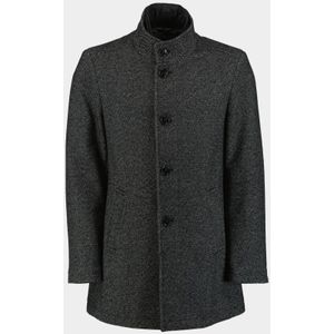 Commander Wollen Jas Zwart Wollmantel Inlet 213013461/901