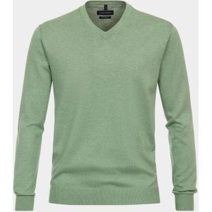 Casamoda Pullover Groen Pullover V-Neck NOS 004430/327