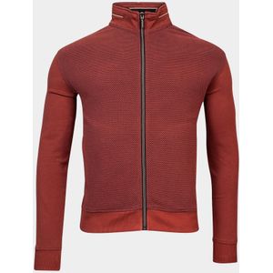 Baileys Vest Rood Sweat Cardigan Zip Front 322276/38