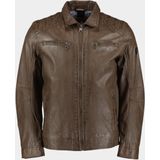 Donders 1860 Lederen jack Groen Leather Jacket 52347/691