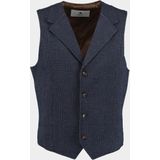 Bos Bright Blue Gilet Blauw Kris Waistcoat 23311KR60BO/290 navy