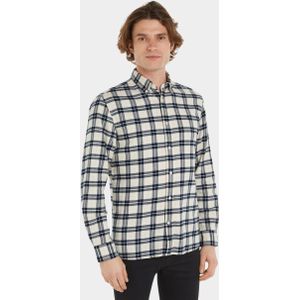 Tommy Hilfiger Casual hemd lange mouw Beige Brushed Easy Check RF Shirt MW0MW37207/0QY