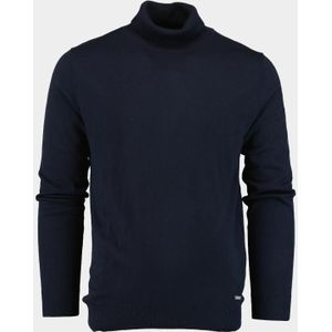 Bos - Niels Rollneck Pullover - Blauw - Merinowol