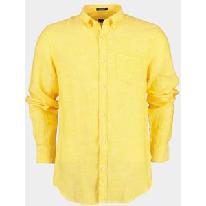 Gant Casual hemd lange mouw Geel D2. Reg Linen shirt BD 3012420/728