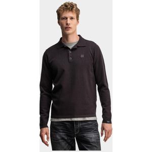 Butcher of Blue - Clifden Polo M2126015/694 - Lange Mouw - Bruin