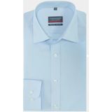 Commander Business hemd lange mouw Blauw overhemd lichtblauw slim fit 213009307/600