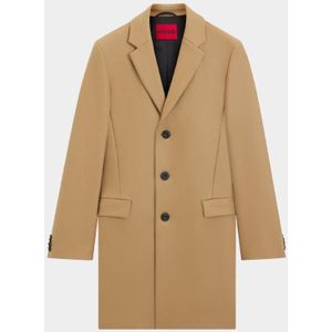 HUGO Red - Migor2541 - Wollen Jas - Beige