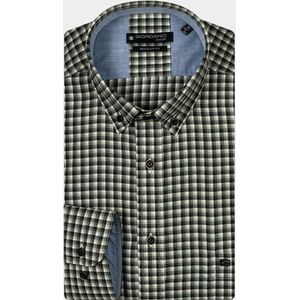 Giordano Casual hemd lange mouw Groen Ivy, LS Button Down Colourful 427300/70