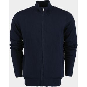 Commander Vest Blauw Cardigan with Zip 213013056/607