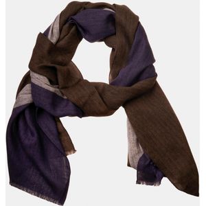 Profuomo Shawl Groen scarf woven olive PPQS30018B/