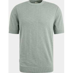 Cast Iron T-shirt korte mouw Groen Crewneck cotton blend slub CTSS2504596/5225