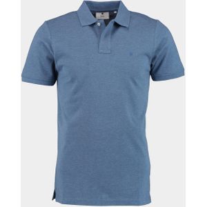 Bos Polo korte mouw Blauw Fang Polo Pique 24108FA63BO/268 jeans blue