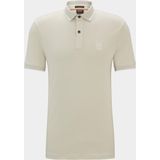 BOSS Orange Polo korte mouw Beige Passertip 10256683 01 50507699/271