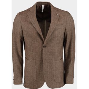 Born With Appetite Colbert Bruin Lugano Jacket Wool Herringbon 233038LU90/870 cacao