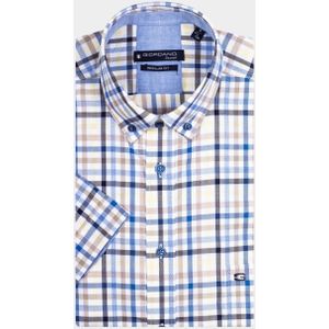 Giordano Casual hemd korte mouw Blauw League 316305/60