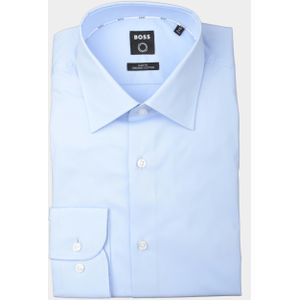 BOSS Black Business hemd lange mouw Blauw H-HANK slim fit 10219212 50469345/452