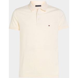 Tommy Hilfiger Polo korte mouw Beige Pretwist Mouline Slim Fit Polo MW0MW34755/AEF