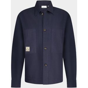 Supply & Co. Overshirt Blauw Vale Jacket With Embroidery 25314VA30/290 navy