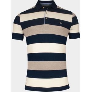 Baileys Polo korte mouw Bruin Poloshirt 2-tone Pique, plac 515248/87