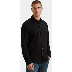 PME Legend Casual hemd lange mouw Zwart LONG SLEEVE SHIRT Satin Jerse PSI2511234/999