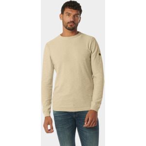 No Excess Pullover Beige Pullover Crewneck 2 Coloured 23210101/016