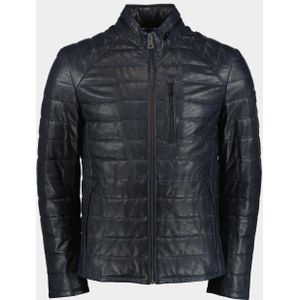 Donders 1860 Lederen jack Blauw Leather Jacket 52290/780