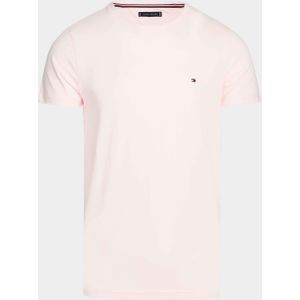 Tommy Hilfiger T-shirt korte mouw Roze Stretch Slim Fit Tee MW0MW10800/TJS