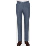Club of Gents Pantalon Mix & Match Blauw blauwe linnenmix pantalon 11.071N0 / 230053 CG Paco/62