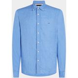 Tommy Hilfiger Casual hemd lange mouw Blauw Pigment Dyed LI Solid RF Shirt MW0MW34602/C30