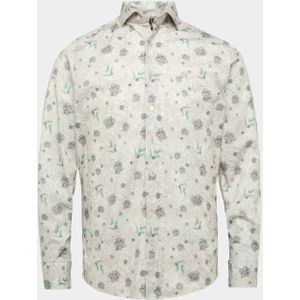 Vanguard Casual hemd lange mouw Beige Long Sleeve Shirt Print on po VSI2211290/8265