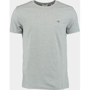 Gant T-shirt korte mouw Grijs Slim Fit Shield T-shirt 2003185/93