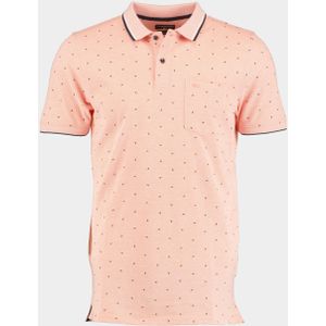 Commander flag Polo korte mouw Oranje 3-Knopf-Polo-Shirt, 1/2 Arm 214008261/420