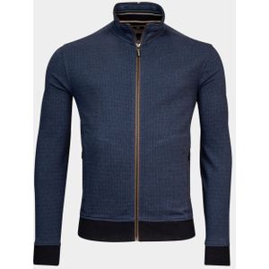 Baileys Vest Blauw Sweat Cardigan Zip 322296/60