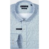 Giordano Casual hemd lange mouw Blauw Ivy, LS Button Down Dynamic F 427009/60