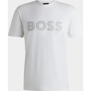BOSS Green T-shirt korte mouw Wit Tee TL Logo 10268875 01 50535170/100