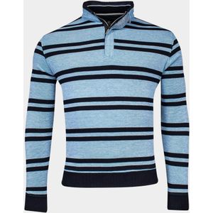 Baileys - Pique Dou - Sweatshirt - Blauw - 1/2 Zip