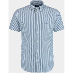 Gant Casual hemd korte mouw Blauw Overhemd broadcloth blauw rf 3062001/436 - Maat L