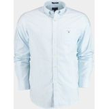 Gant Casual hemd lange mouw Blauw Oxford overhemd lichtblauw 3056700/468