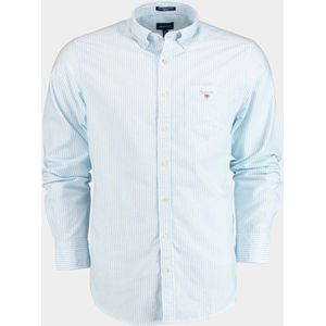 Gant Casual hemd lange mouw Blauw Oxford overhemd lichtblauw 3056700/468