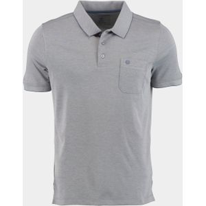 Bos Polo korte mouw Grijs 3-Knopf Polo-Shirt, 1/2 Arm 214008156/802