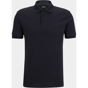 BOSS Green Polo korte mouw Blauw Paddy 10241663 01 50468983/411