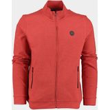 Lerros Vest Rood SWEATJACKE 2424503/327 DEEP CORAL RED