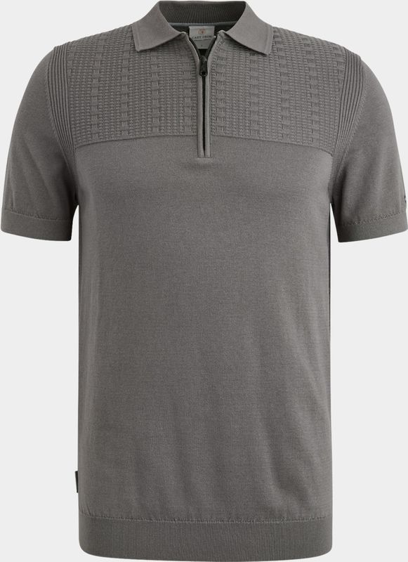 Cast Iron Polo korte mouw Grijs Short sleeve polo cotton moda CPSS2504885/9133