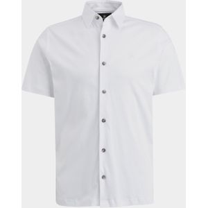 Vanguard Casual hemd korte mouw Wit Short Sleeve Shirt CF Double VSIS2403230/7003