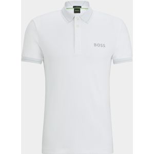 BOSS Green Polo korte mouw Wit Paule 1 10259002 01 50512892/100