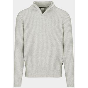 Basefield Pullover Grijs Zip Troyer Pullover 219018526/850