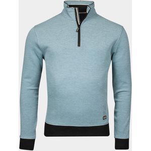 Baileys Half Zip Blauw Sweatshirt 1/2 zip -Sleeve po 513198/98