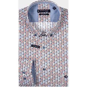 Giordano Casual hemd lange mouw Blauw Ivy 427018/60