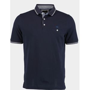 Baileys Polo korte mouw Blauw Poloshirt - with chestpocket 315214/60